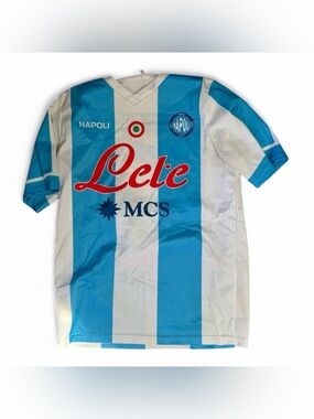 Soccer Jersey - Light Blue & White Stripes